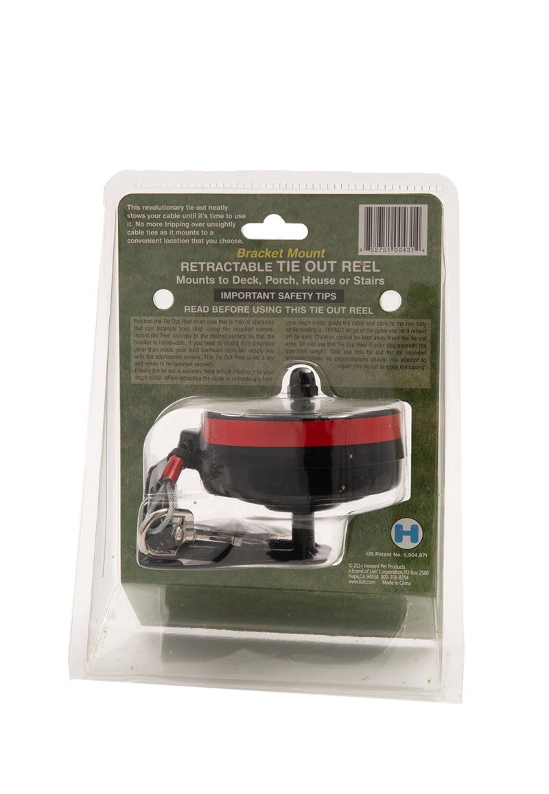 LixitÂ® Bracket Mount and Stake Retractable Leash Tie Outs for Dogs (Large (Pack of 1), Bracket) - Image 5